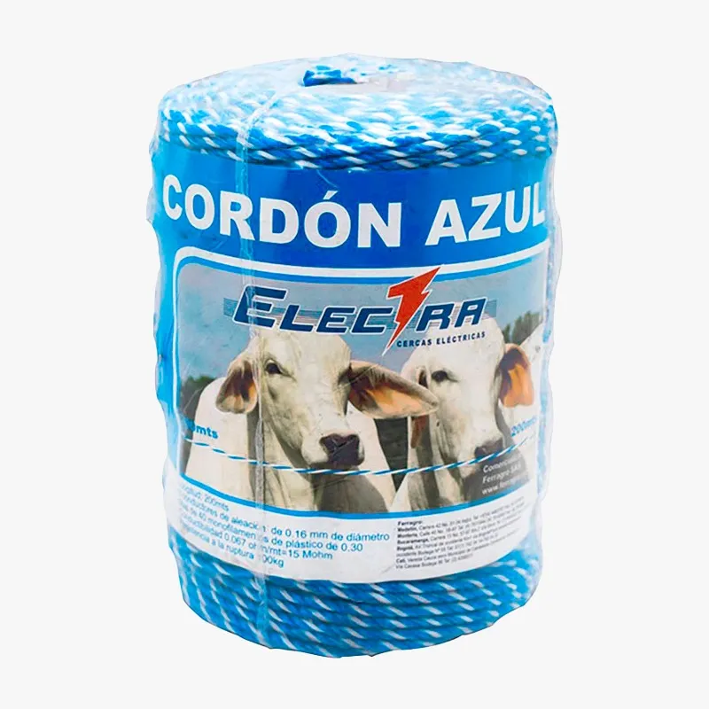 [FERRAGRO-143] CORDON ELECTRA AZUL X 200 MTS