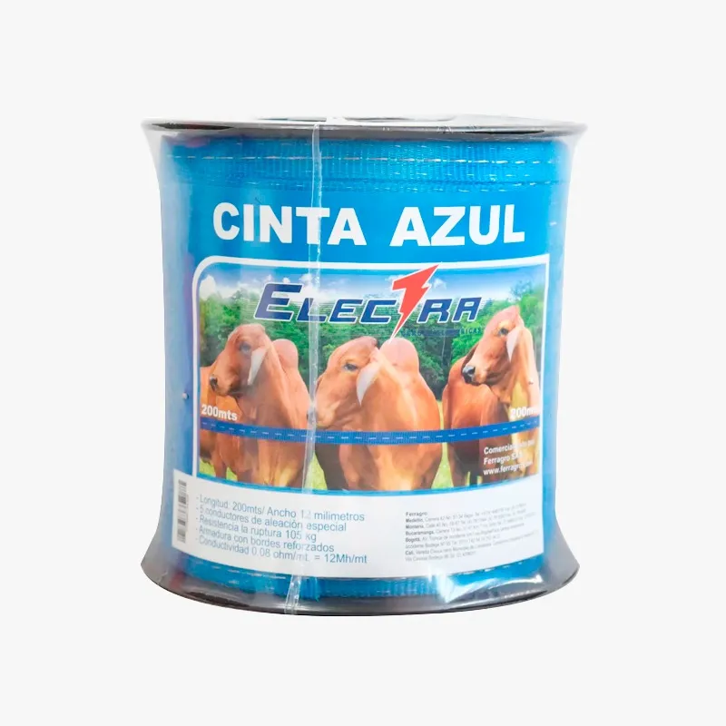 [FERRAGRO-163] CINTA ELECTRA AZUL R-200MTS