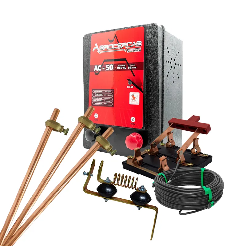 COMBO 2 IMPULSOR AGROCERCAS  AC-50 110V 50 KM